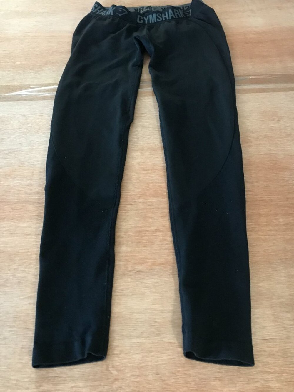 Gymshark Dry Moisture Management Leggings Women S Black Low Rise Athleisure